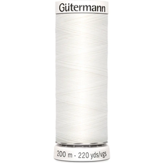 Gutermann Sew All Thread White (Shade 800) 200m