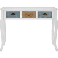 Premier Housewares Aesthetic White Console Table 50x103cm