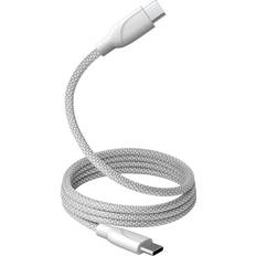 Magnetisk USB-C Till USB-C Kabel 1 m Grå