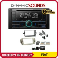 Kenwood Boat- & Car Stereos Kenwood Fiat 500 2007-2015 CD MP3 BT USB Aux Kit