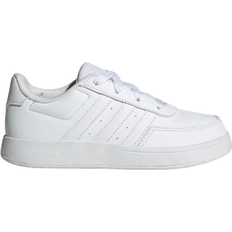 adidas Kid's Breaknet Lifestyle Court Lace - Cloud White/Cloud White/Gray One