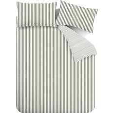 Dynebetræk 200 x 135 Catherine Lansfield Stripe Dynebetræk Grøn (200x135cm)