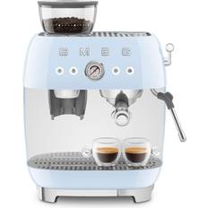 Blue Espresso Machines Smeg EGF03PBEU Pastel Blue