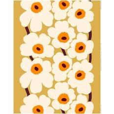 Marimekko Unikko Tyg Beige Metervara Beige