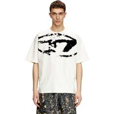 Diesel Vita Kläder Diesel T-Boxt T-Shirt Med Grafiskt Tryck Korta Ärmar - NEW