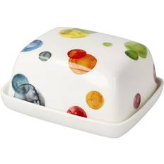 Multifärgade Smörfat Goebel Colori Mix Smörask Smörfat