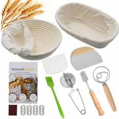 Proving Baskets Shein Sourdough Proofing Gift Set 9 Inch Proving Basket