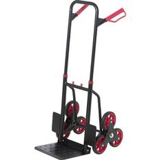 Trappkärra Toolcraft Trappkärra Hoppfällbar Höjdjusterbar Stål 150 kg