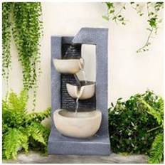 Garden Decorations Living and Home Solar Powered Water Fountain Outdoor Gardening Decor