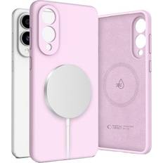 Tech-Protect Samsung Galaxy S25 Mobilskal Tech-Protect Galaxy S25 Edge Mobilskal Magsafe Liquid Silikon Mauve
