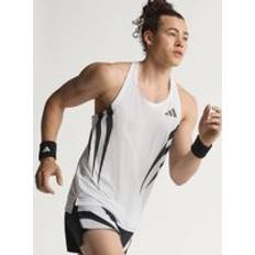 Adidas Tank Tops adidas Archive Running Tank Top - White