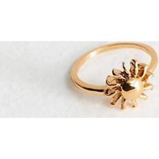 New Look Gold Tone Sun Ring - M