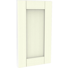 Homebase timber shaker tall kitchen cabinet door w397mm - ivory painted