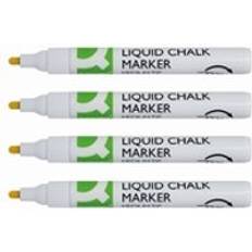 Chalk Markers Medium Tip White Pack 4