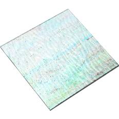 Tiles Uxcell Stained Glass Sheet Mosaic Tile 3.9 Inch x 3.9 Inch Cyan
