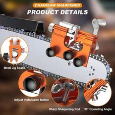 Chainsaw Sharpeners Shein Chainsaw Sharpener Kit With 5 Titanium-Plated Diamond Rods