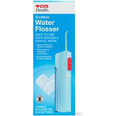 Electric Toothbrushes & Irrigators CVS Health Handheld Battery Water Flosser Blue