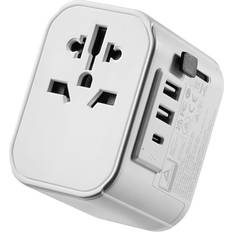 Vit USB Väggladdare