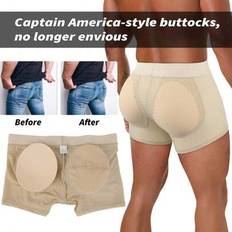 Men - Stretch Shapewear & Under Garments Shein Men Butt Lifter Shapewear Breathable Mesh - Tummy Control