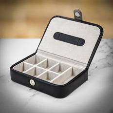 Mele & Co Jamie Cufflink Box Black