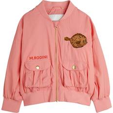 Mini Rodini Jackor Barnkläder Mini Rodini Flundra Nylon Basebolljacka - Rosa