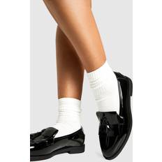 Loafers boohoo Patent Tassel Loafers - Black