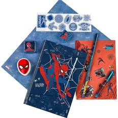 Decorative Notebook Set Sipderman Multi Patterned