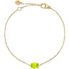 Edblad Grön Armband Edblad Misty Bracelet Green Gold