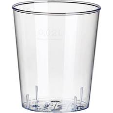 Bicchieri di Plastica Papstar Plastic Cups Shot Glass Crystal Clear Transparent 2cl 40-pack