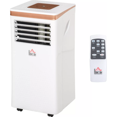 Homcom 7000 Btu Mobile Air Conditioner White/Rose Gold