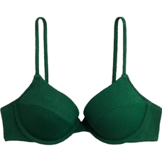 H&M Push-Up Bikini Top - Dark Green
