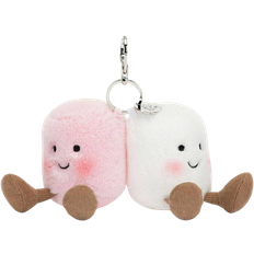 Jellycat Amuseable Pair Of Marshmallows Bag Charm - Pink/White