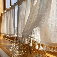Gardiner & Tillbehör Temu Modern Minimalist Linen Inspired Semi Sheer Curtains
