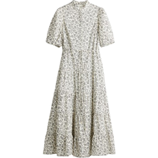 H&M Long Cotton Dress - White