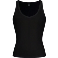 Shein Chiquease Minimalistisches, sexy, sportliches Strick-Camisole-Trägershirt, Slim Fit
