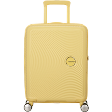 Kabinväska gul American Tourister Soundbox Spinner Expandable 55cm - Pastel Yellow