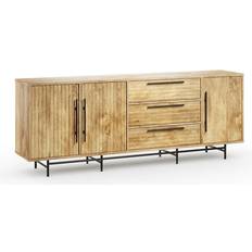 Dunelm Cabinets Dunelm Bryant Extra Wide Mango Wood Sideboard 187x71.5cm