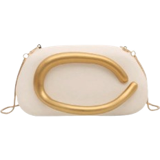Shein 1pc (7.4in*3.9in*2.3in) Fashion Premium Quality Zip Closure Bag, Chain Shoulder Strap, Elegant Metal Decor, Unique Personalized, Mature Style, Handle Decoration, Crossbody Bag, Suitable For Daily Use, Party & Banquet, Mature Elegant, Retro Style, Women's Evening Bag (Slight Color Difference Due To Batch)
