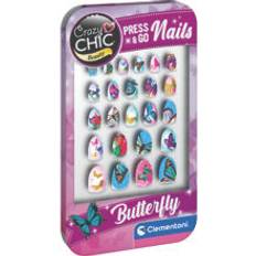 Clementoni Crazy Chic Beauty Press Go Nails Butterfly