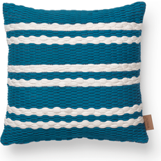 Juna Bomuld Komplette pyntepuder Juna Cross Komplet pyntepude Turkis, Hvid (45x45cm)