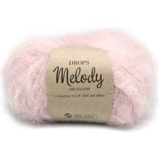 Drops Design Melody Uni Colour Powder Pink 140m
