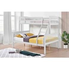 Heartlands Ashbrook Solid Wood Triple White Bunk Bed