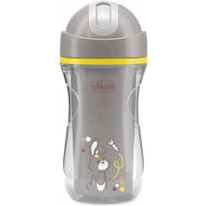 Chicco Spildfri kopper Chicco Tazza Sport Cup 14m+ Kop Sugerør Grey