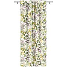 Arvidssons Textil Gardin Ångermanland Med Blommor Gröna Växter Bär