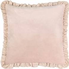 Wylder Nature Solene Ruffle Matte Velvet 45 x 45 cm Scatter Cushion Pink