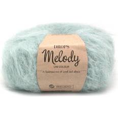 Garn & Handarbetsmaterial Drops Design Melody Uni Colour Light Sea Green 140m