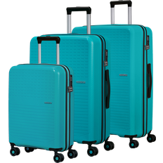American Tourister Divider Suitcase Sets American Tourister Summer Hit Luggage Set Turquoise