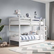 Flair Furniture Wooden Detachable Zoom White Bunk Bed