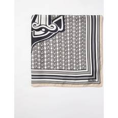 Stribede Halstørklæde & Sjal Max Mara Silketørklæde Med Monogram M - Flerfarvet