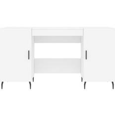 vidaXL 829564 White Skrivebord 50x140cm
